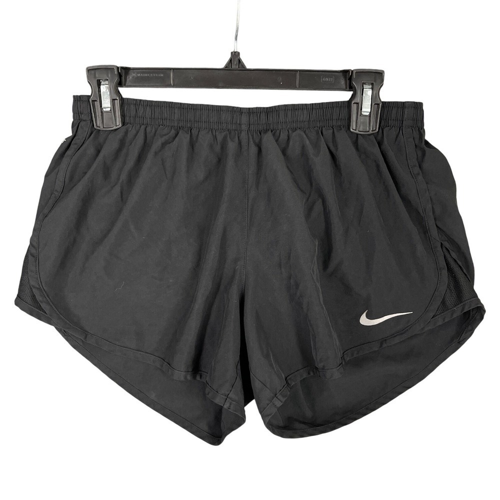 Nike Dri Fit Crew Running Shorts Athletic Workout Gym Yoga Pockets M Womens